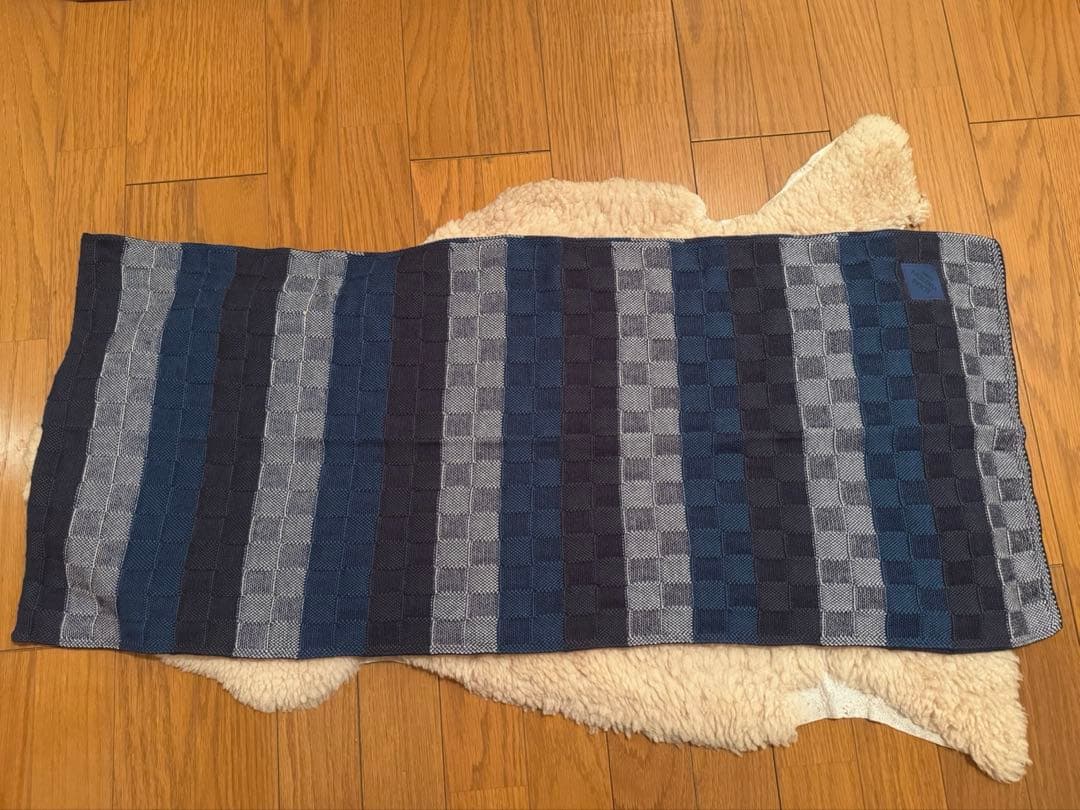 【未使用】LOUIS VUITTON ルイヴィトン コットン ストール ダミエ