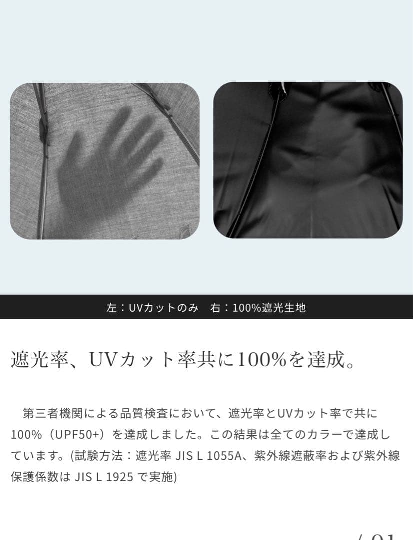 芦屋ロサブラン 日傘 ミドルサイズ シングルフリル　アイボリー