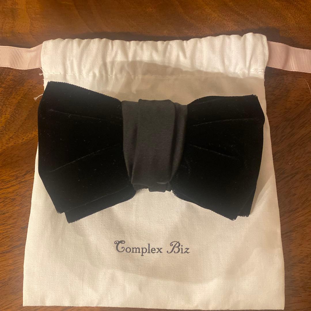 Complex Biz ブラックベルベット　バナナヘアクリップ