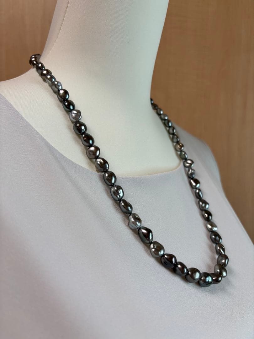 黒蝶ケシパール　ネックレス