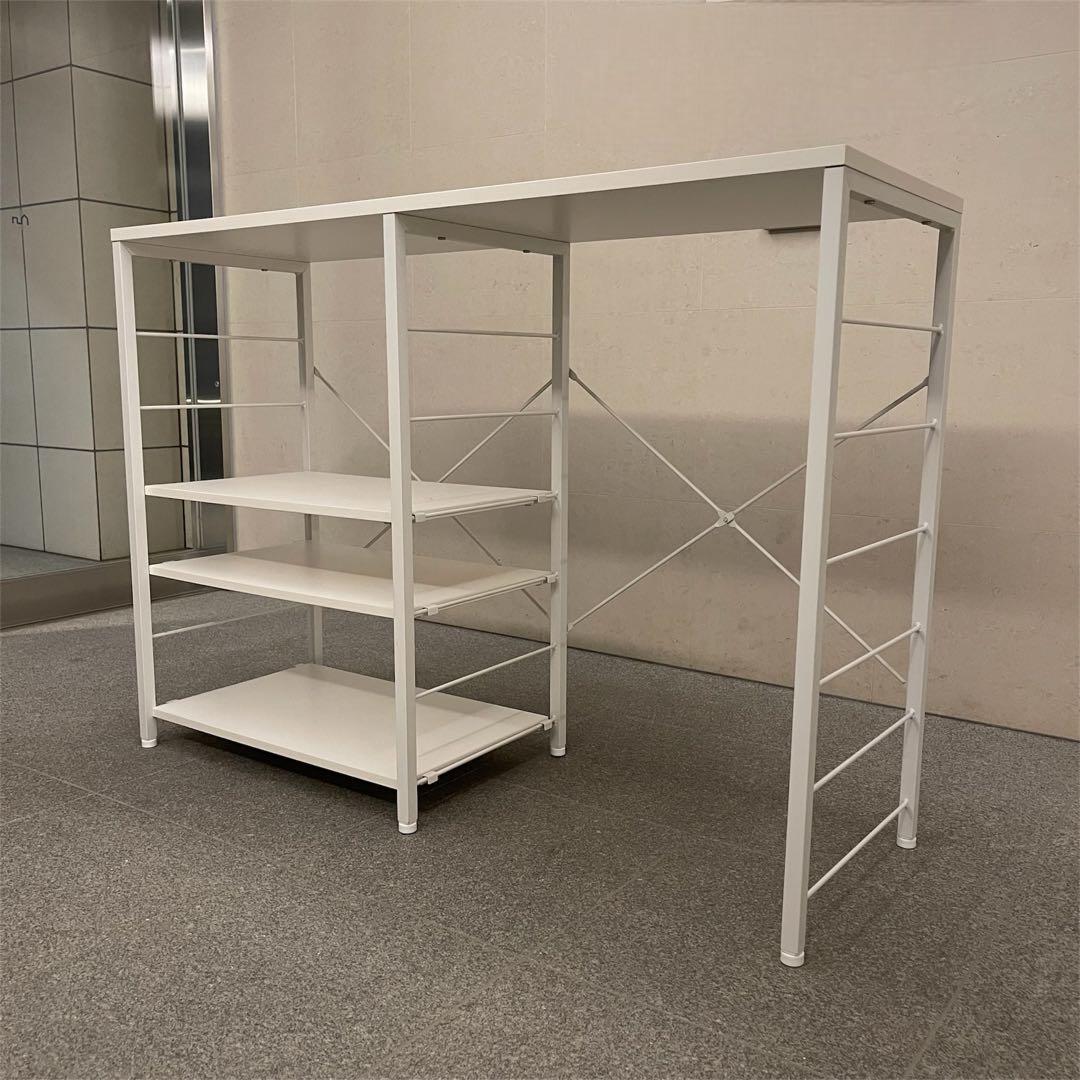 emery（エメリー）キッチンカウンター 120cm 幅 ホワイト