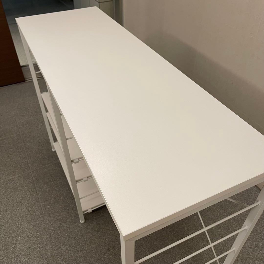 emery（エメリー）キッチンカウンター 120cm 幅 ホワイト