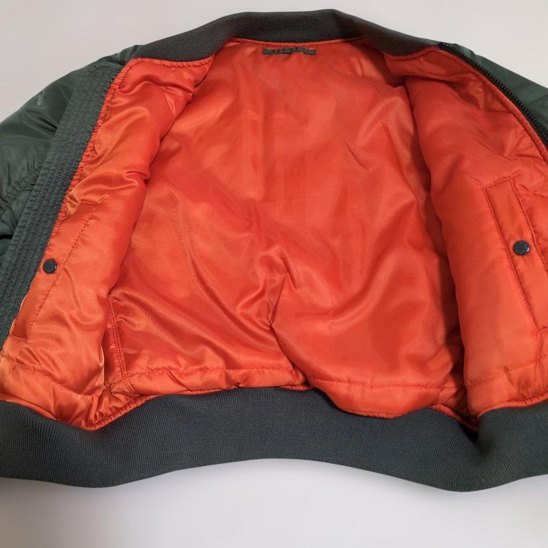 ⭐️極美品⭐️AVIREX　MA-1フライトジャケット　カーキ　レディースL