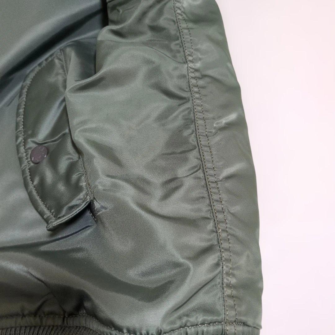 ⭐️極美品⭐️AVIREX　MA-1フライトジャケット　カーキ　レディースL