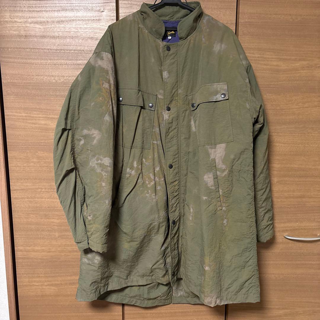 u*8様 Needles モッズコート Sサイズ オリーブ ブリーチ