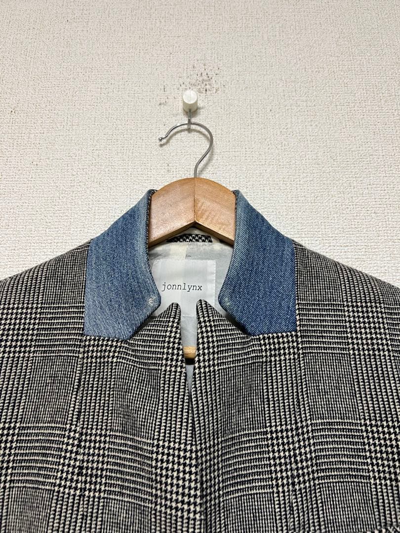 ☆jonnlynx タスマニアウール　グレンチェック　ジャケット☆