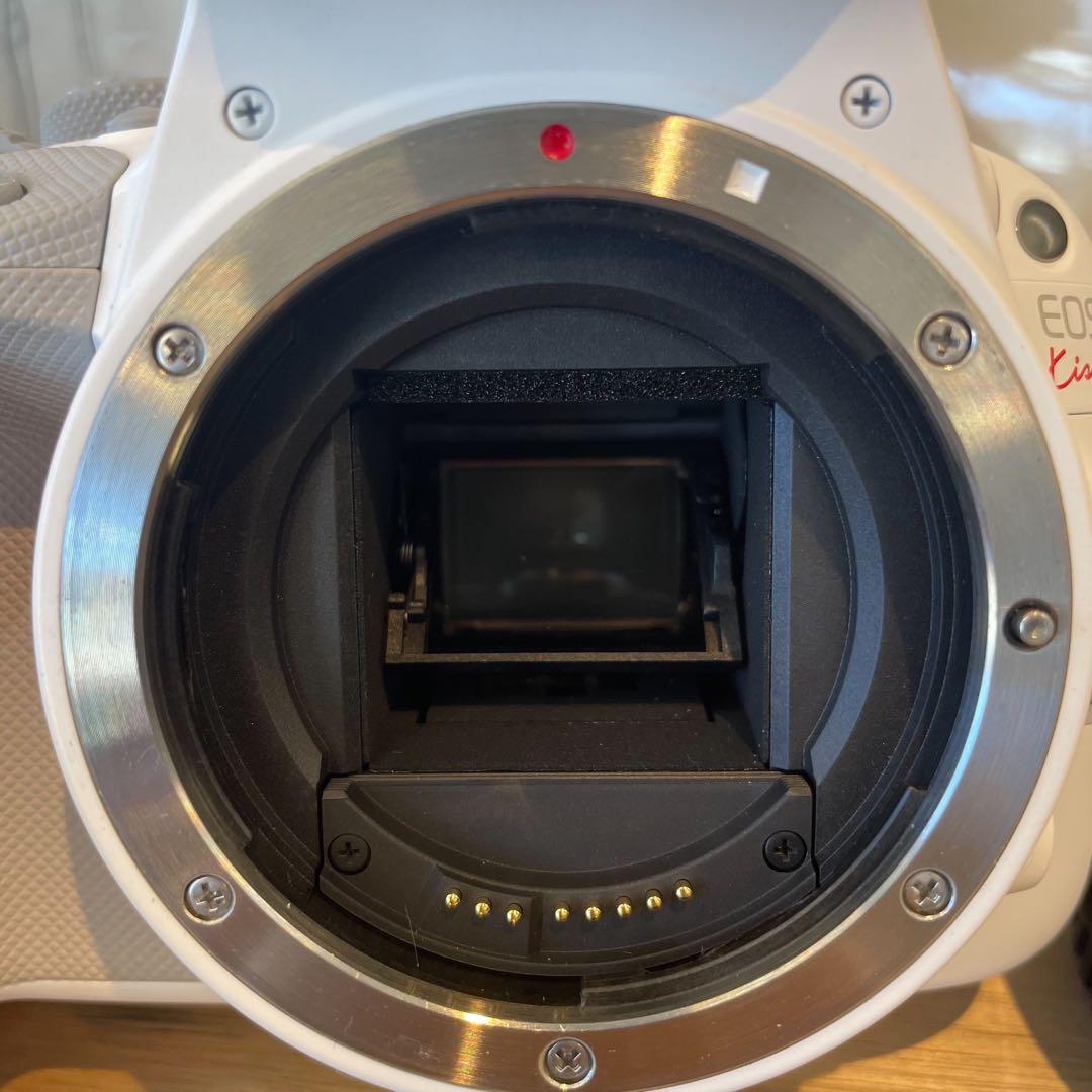 【美品】【中古】Canon EOS Kiss X7 ダブルレンズキット ホワイト