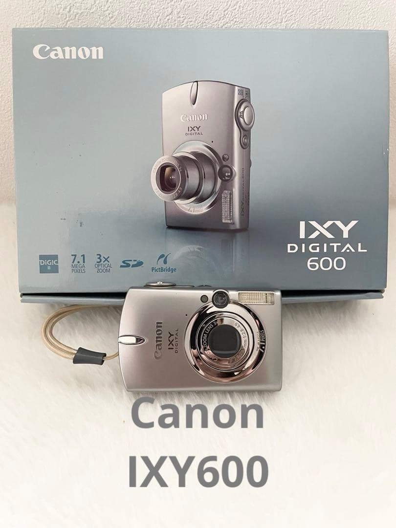 Canon IXY DIGITAL 600 シルバー デジカメ　キャノンイクシー
