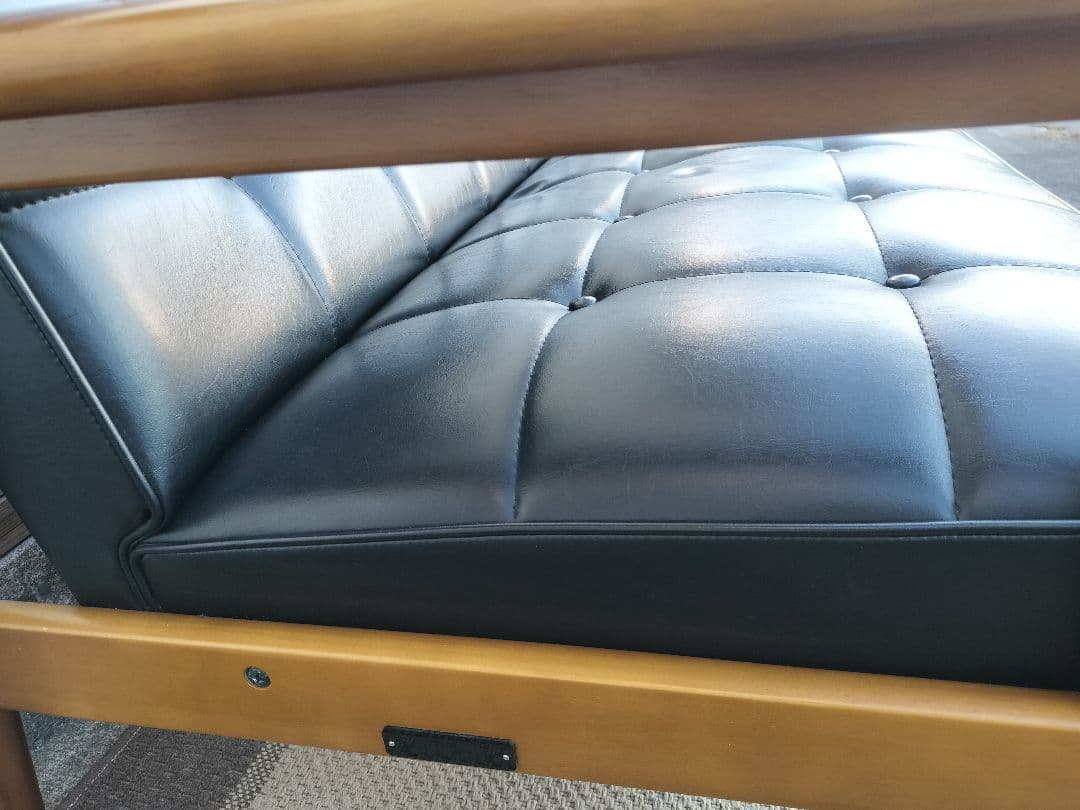 カリモク60 Kチェア 2シーター スタンダード ブラック