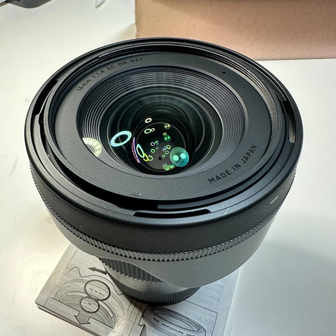 シグマ 16mm F1.4 DC DN Contemporary Eマウント用