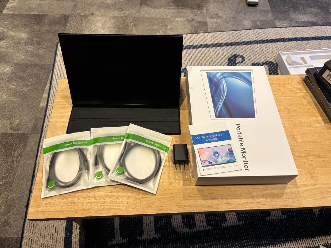 極美品 EVICIV 4Kモバイルモニター14.5インチ HDR 非光沢IPS