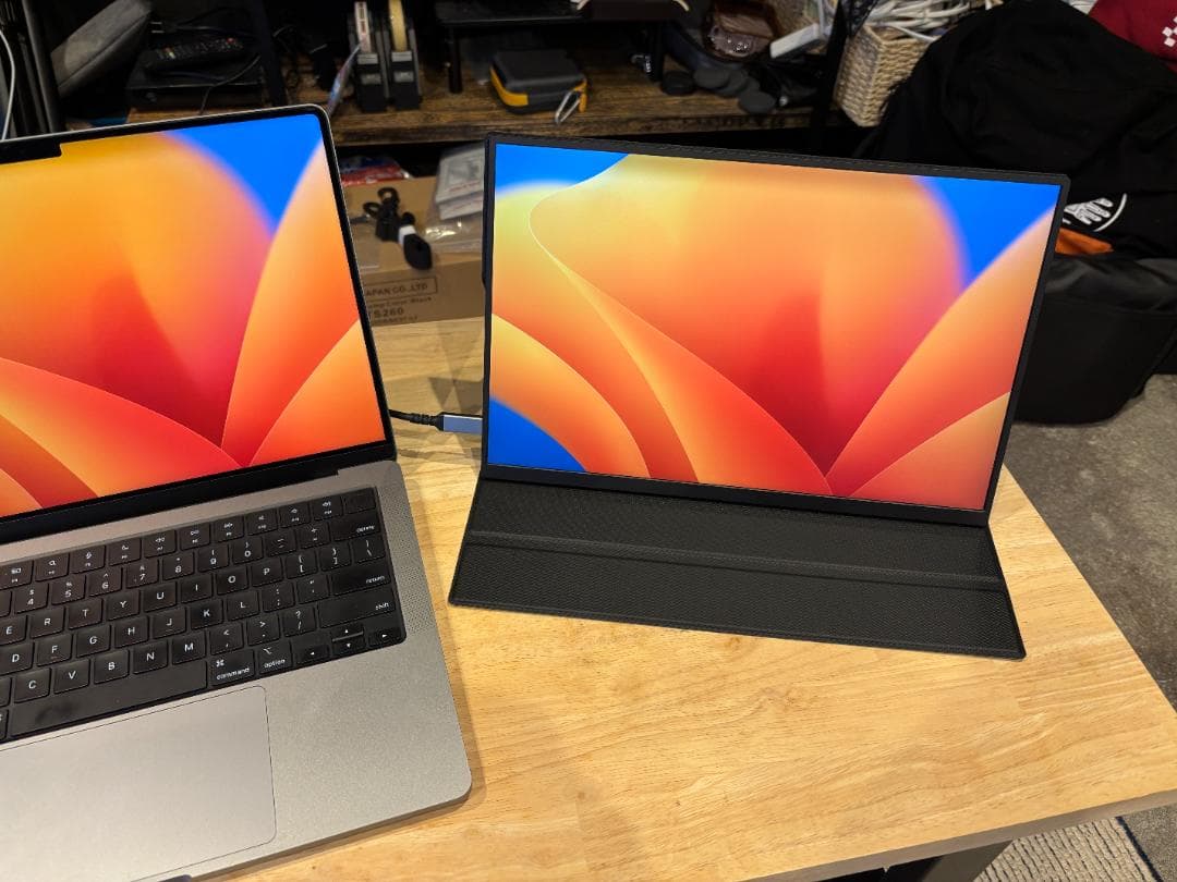 極美品 EVICIV 4Kモバイルモニター14.5インチ HDR 非光沢IPS