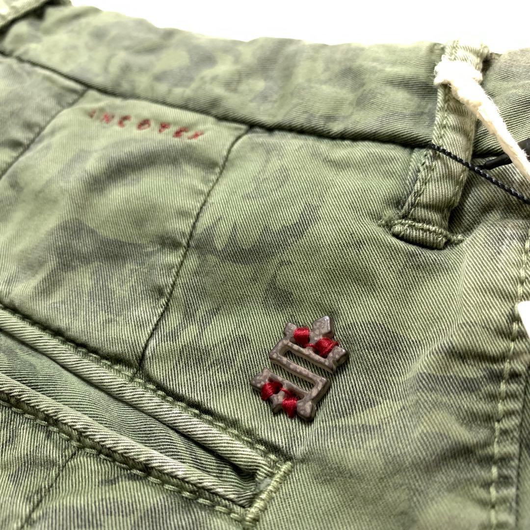 新品未使用incotex 31 ルーマニア製 定価35,000程 ボタニカル柄