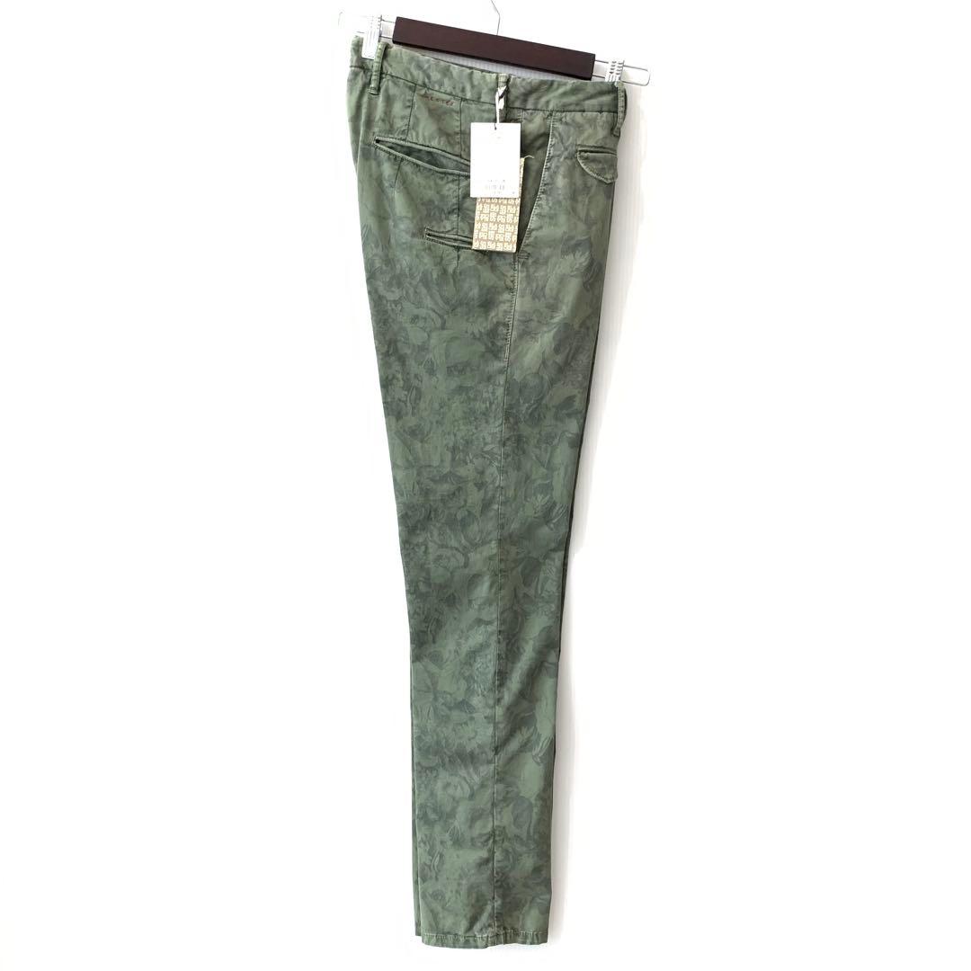 新品未使用incotex 31 ルーマニア製 定価35,000程 ボタニカル柄