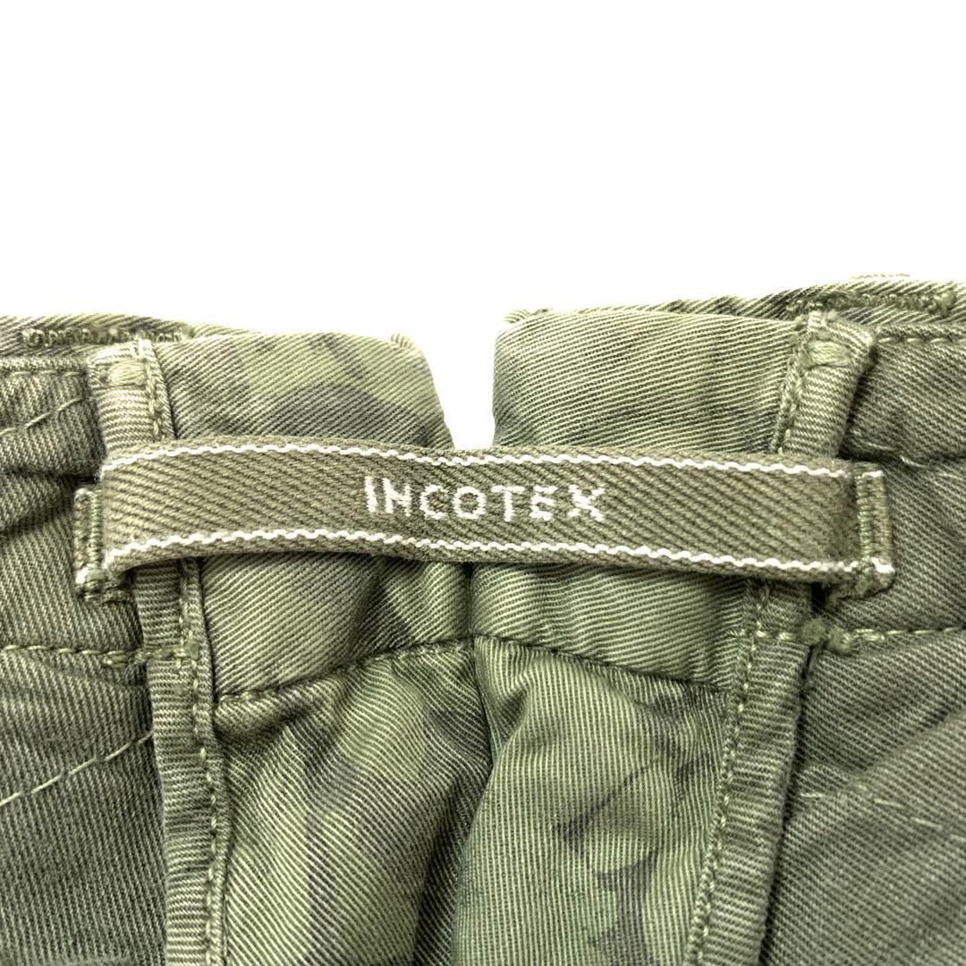 新品未使用incotex 31 ルーマニア製 定価35,000程 ボタニカル柄