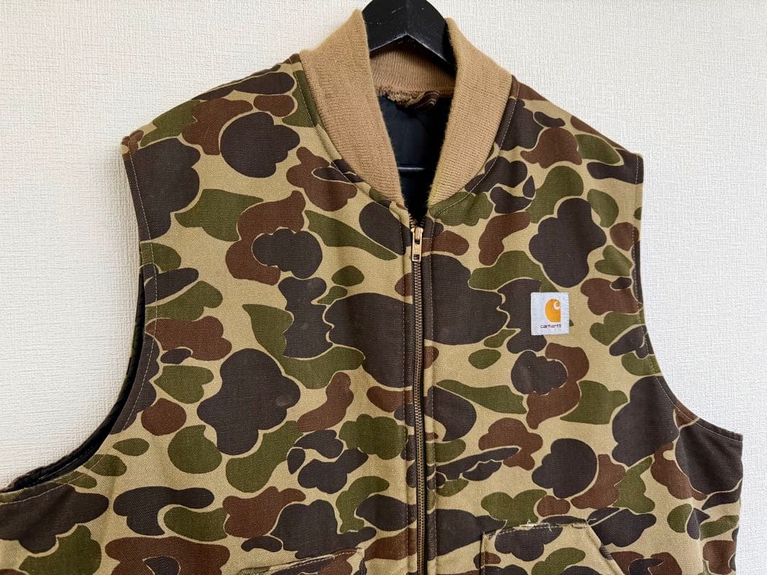 超超スペシャル 80s ヴィンテージ カーハート ハンターダック ベスト XXL