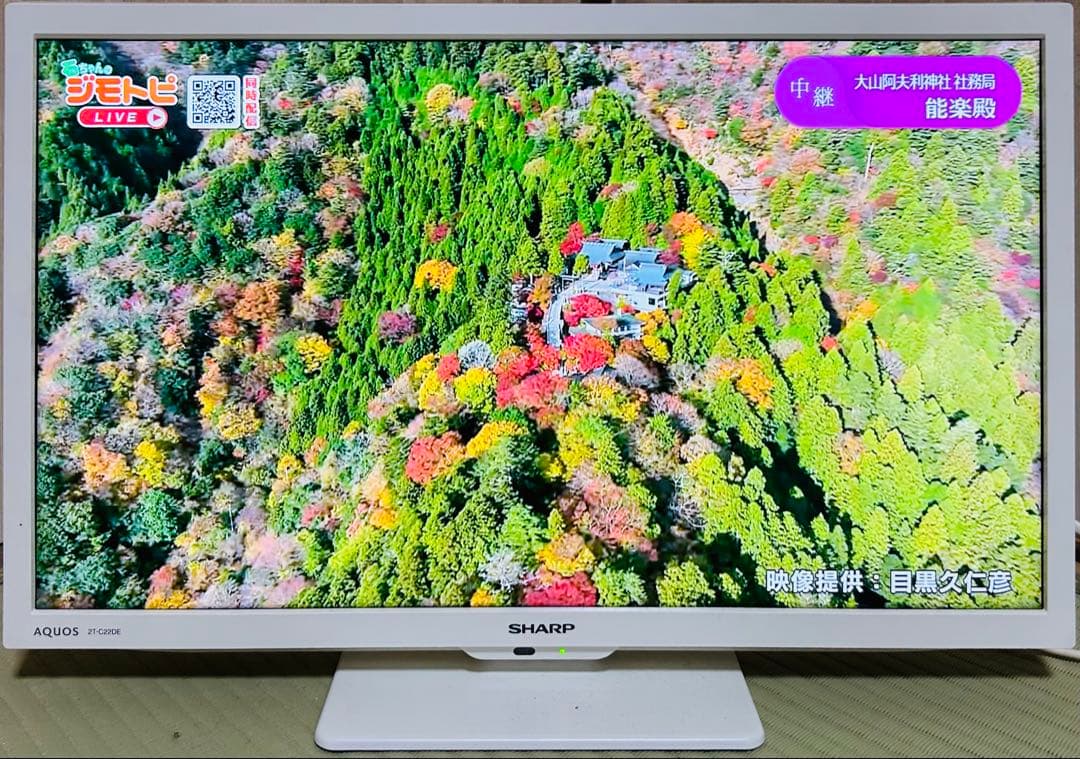 お値下げ！22型！SHARP AQUOS 2T-C22DE ホワイト