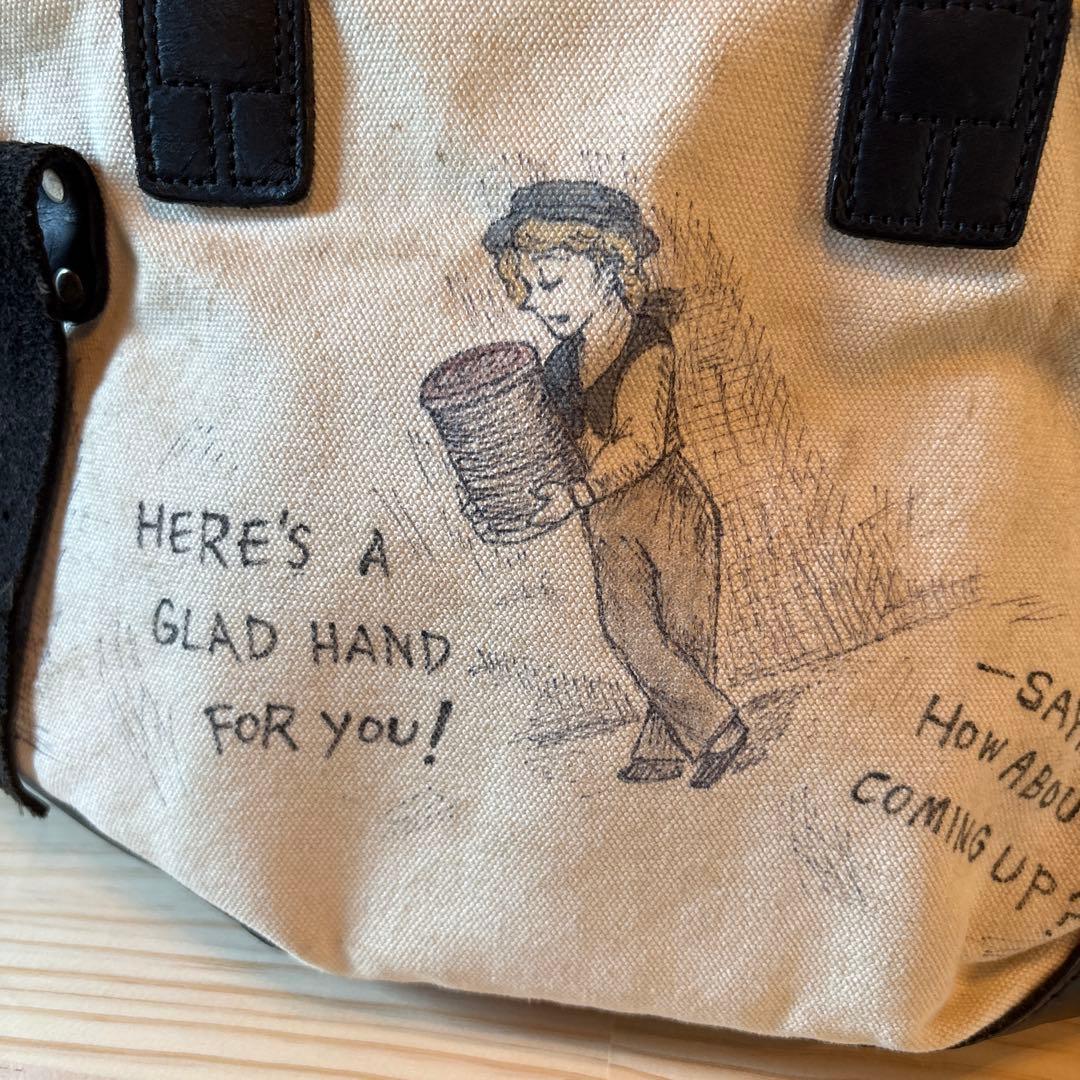 GLAD HAND 初期　ハンドペイント　HERITAGE LEATHER