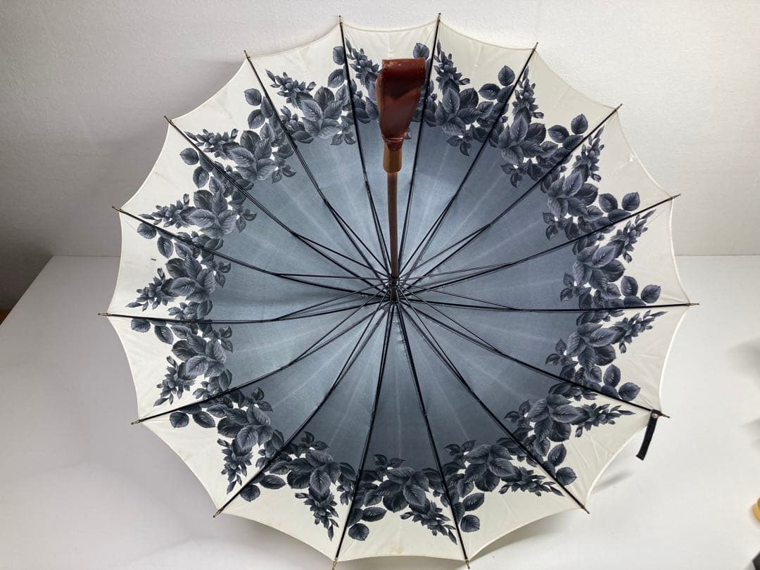 福井洋傘 高級傘 花柄 長傘 雨傘
