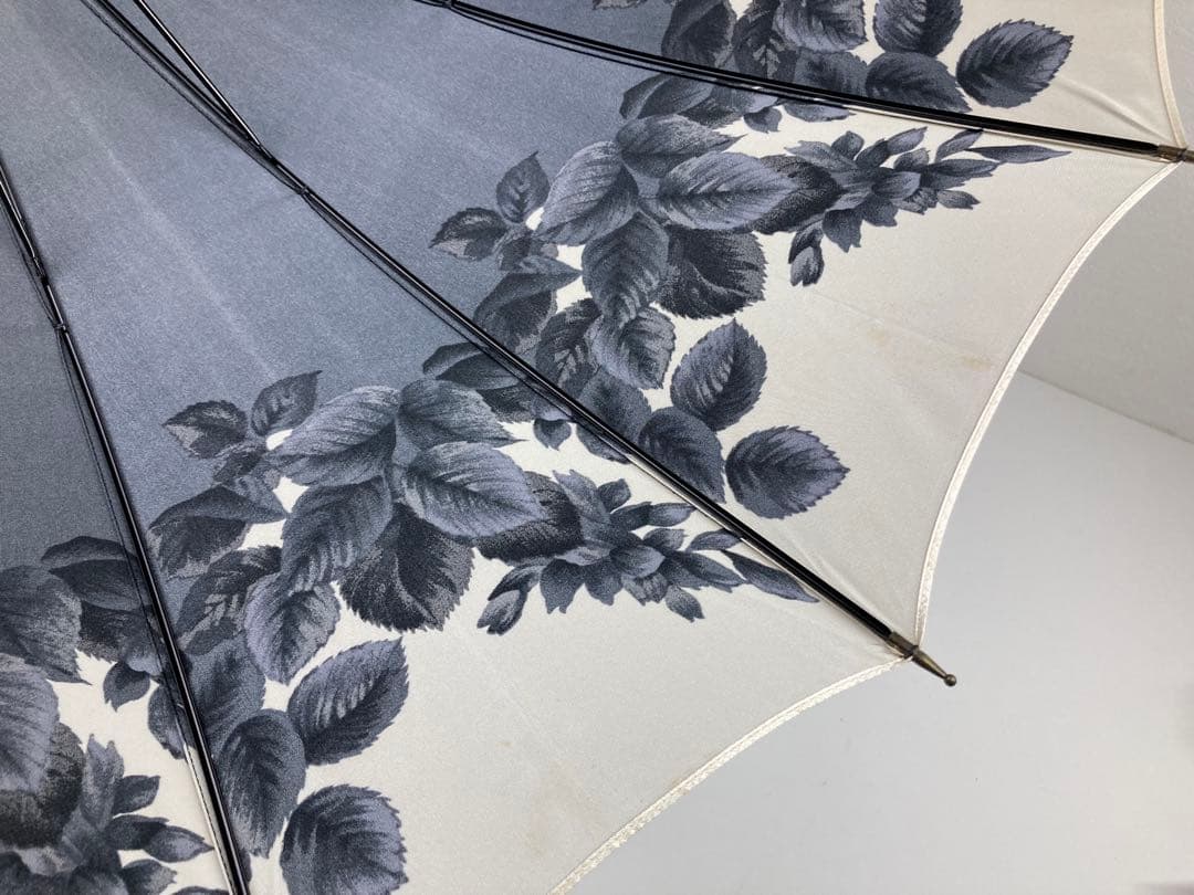 福井洋傘 高級傘 花柄 長傘 雨傘