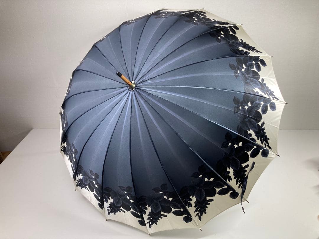 福井洋傘 高級傘 花柄 長傘 雨傘
