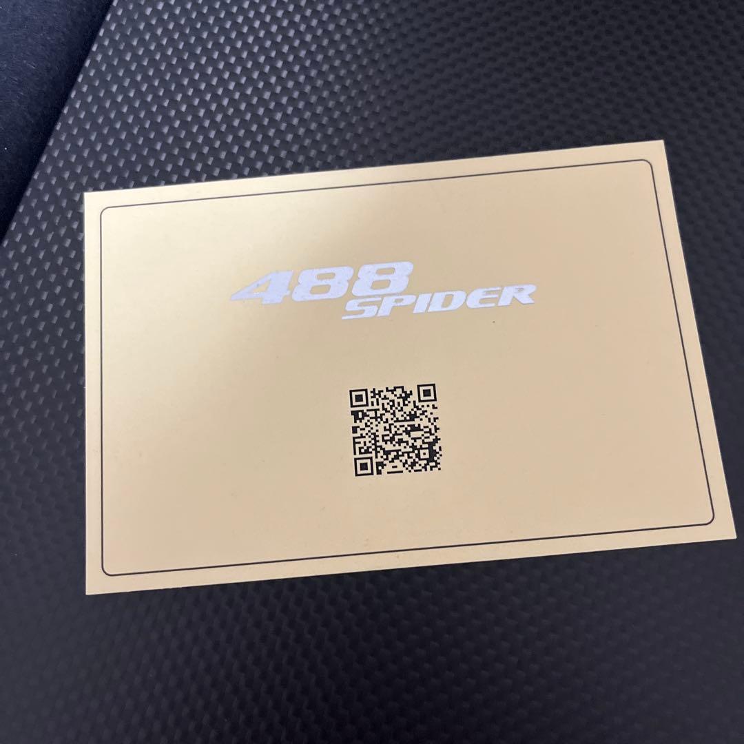 [オーナー限定商品]フェラーリ488SPIDER 木製キーボックス