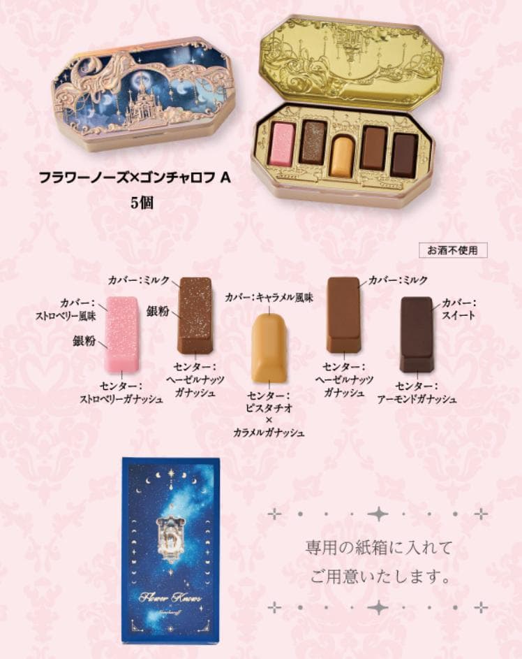 【全5種類】フラワーノーズ×ゴンチャロフ A B C D E コンプリートセット