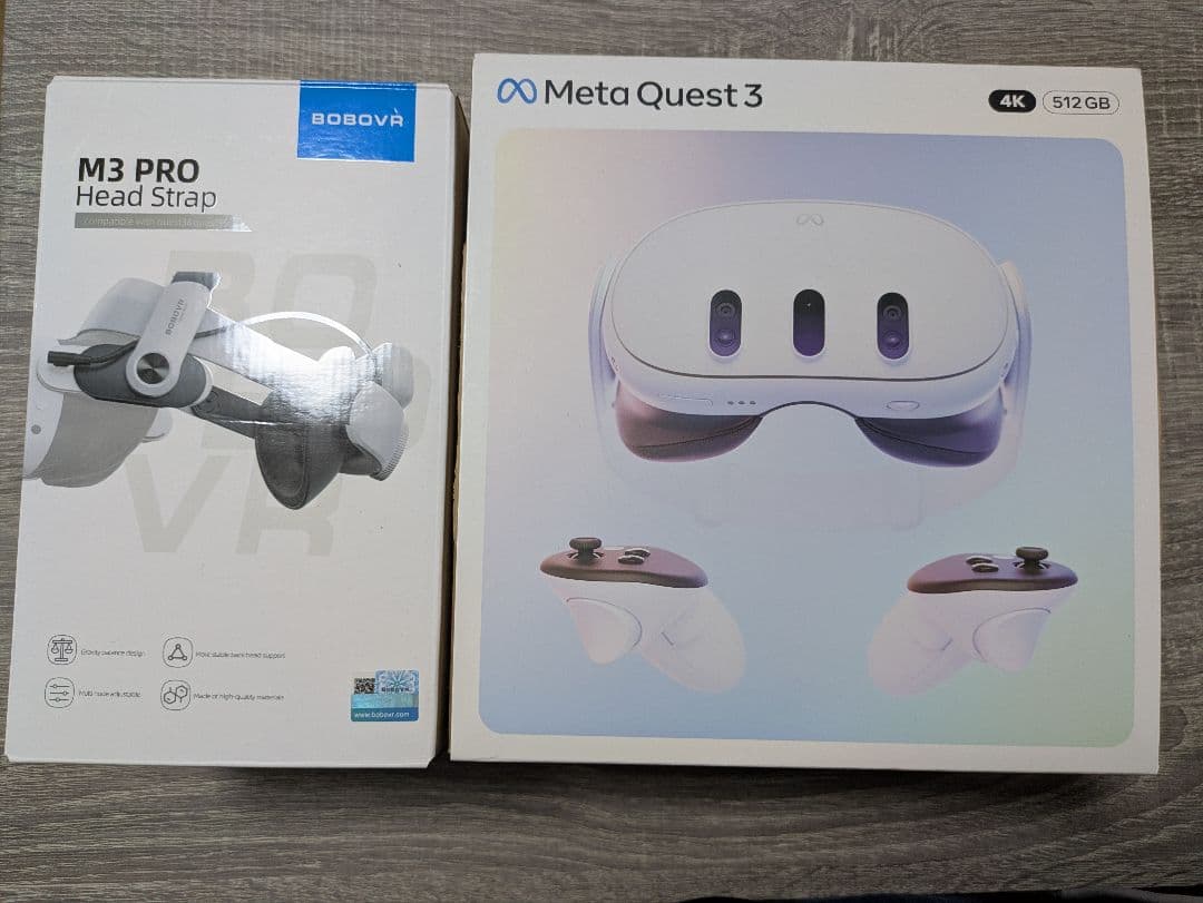  Quest 3 512GB 4K ヘッドセット付き