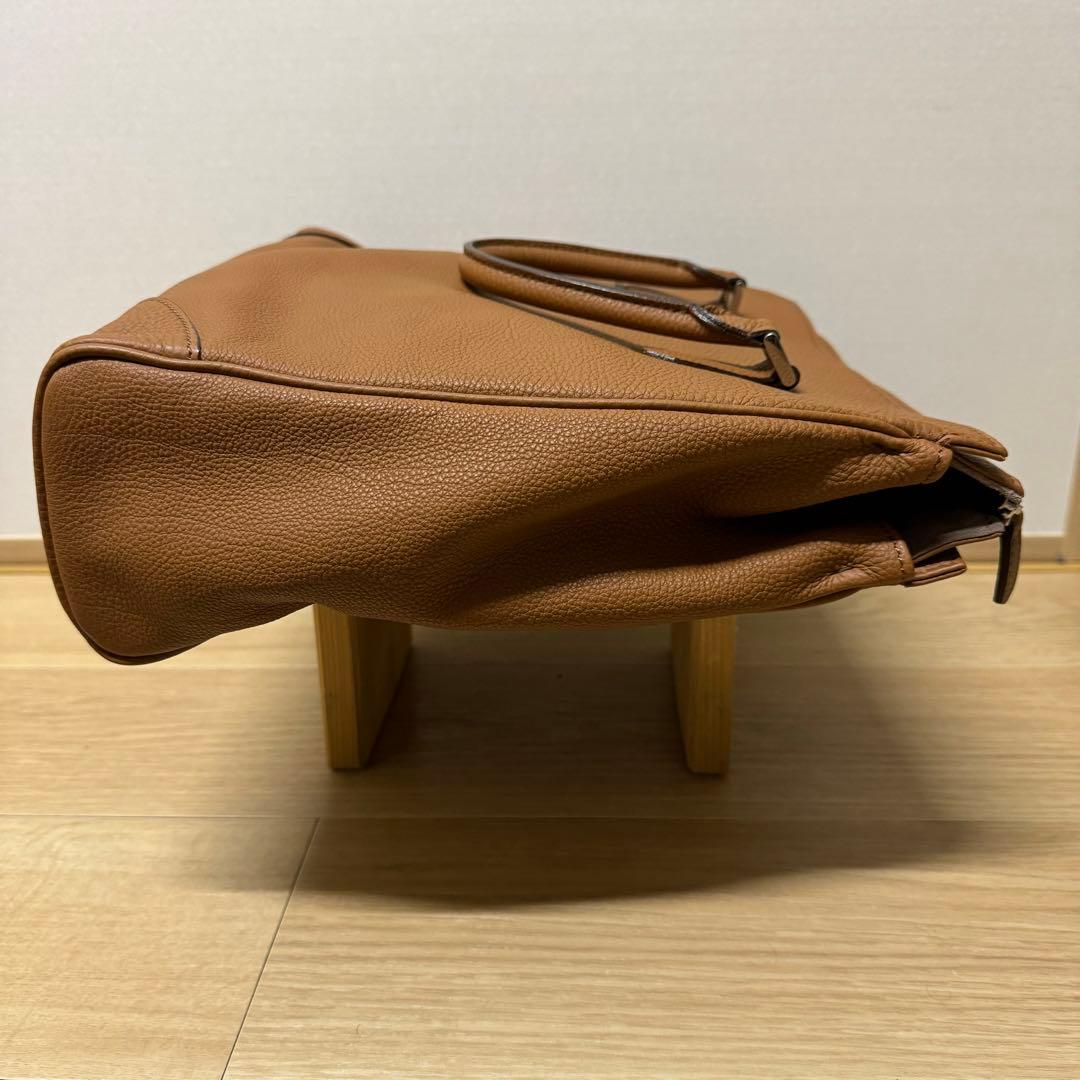 極上！銀座ヨシノヤ　ドイツシュリンク　ジップトップ　ビジネストートバッグ　A4