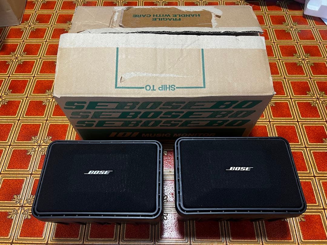 BOSE ボーズ 101MM スピーカー ペア ブラック 元箱あり