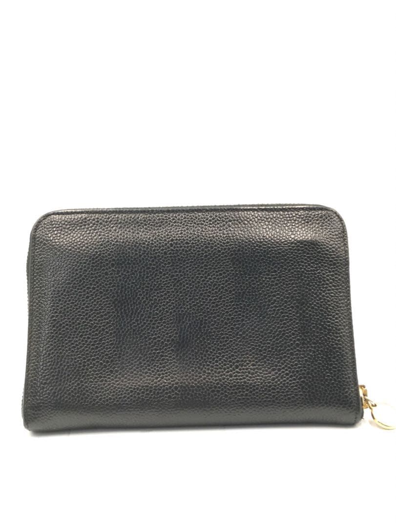 シャネル　キャビアスキン　長財布