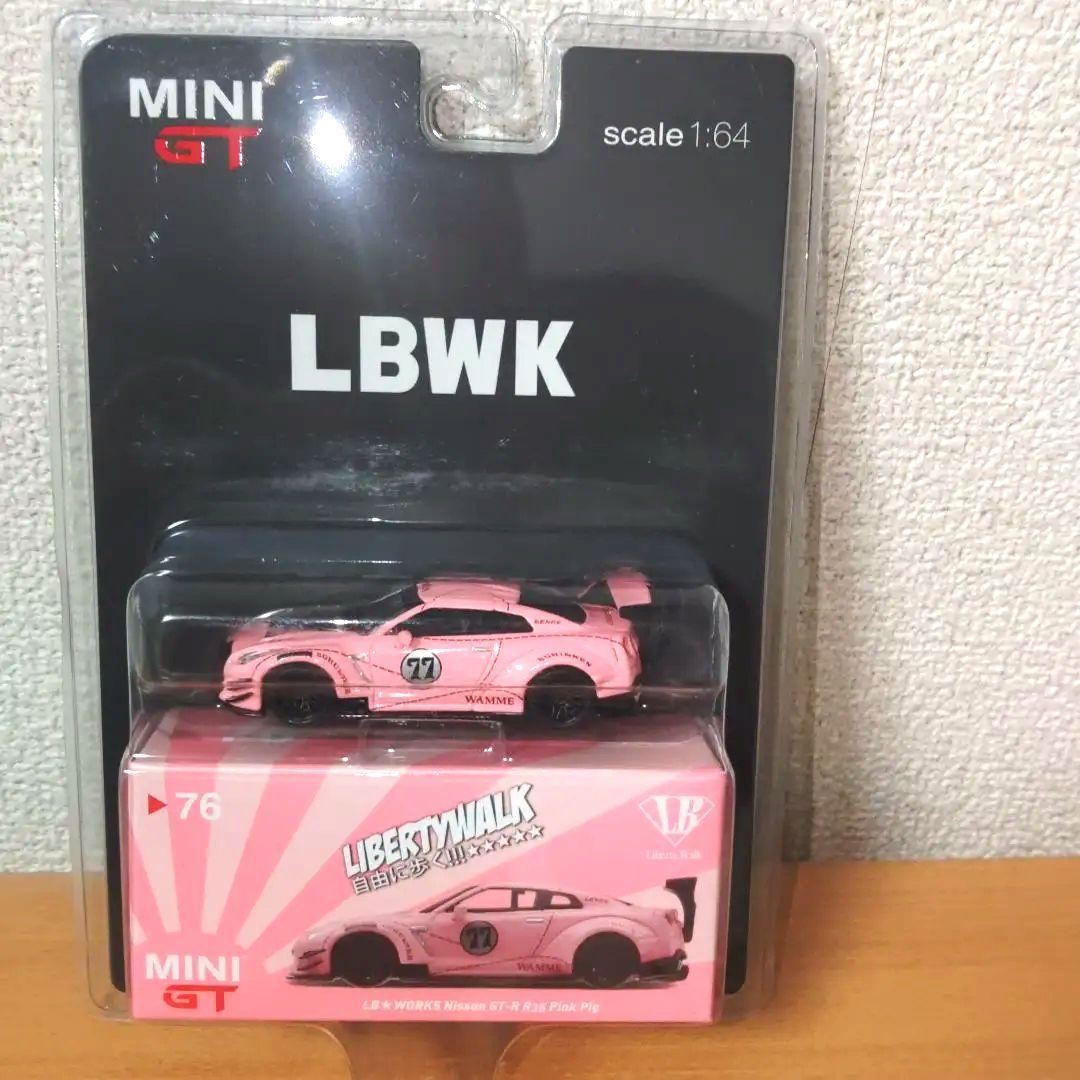 ミニカー MINIGT LB GT-R R35 Pink Pig