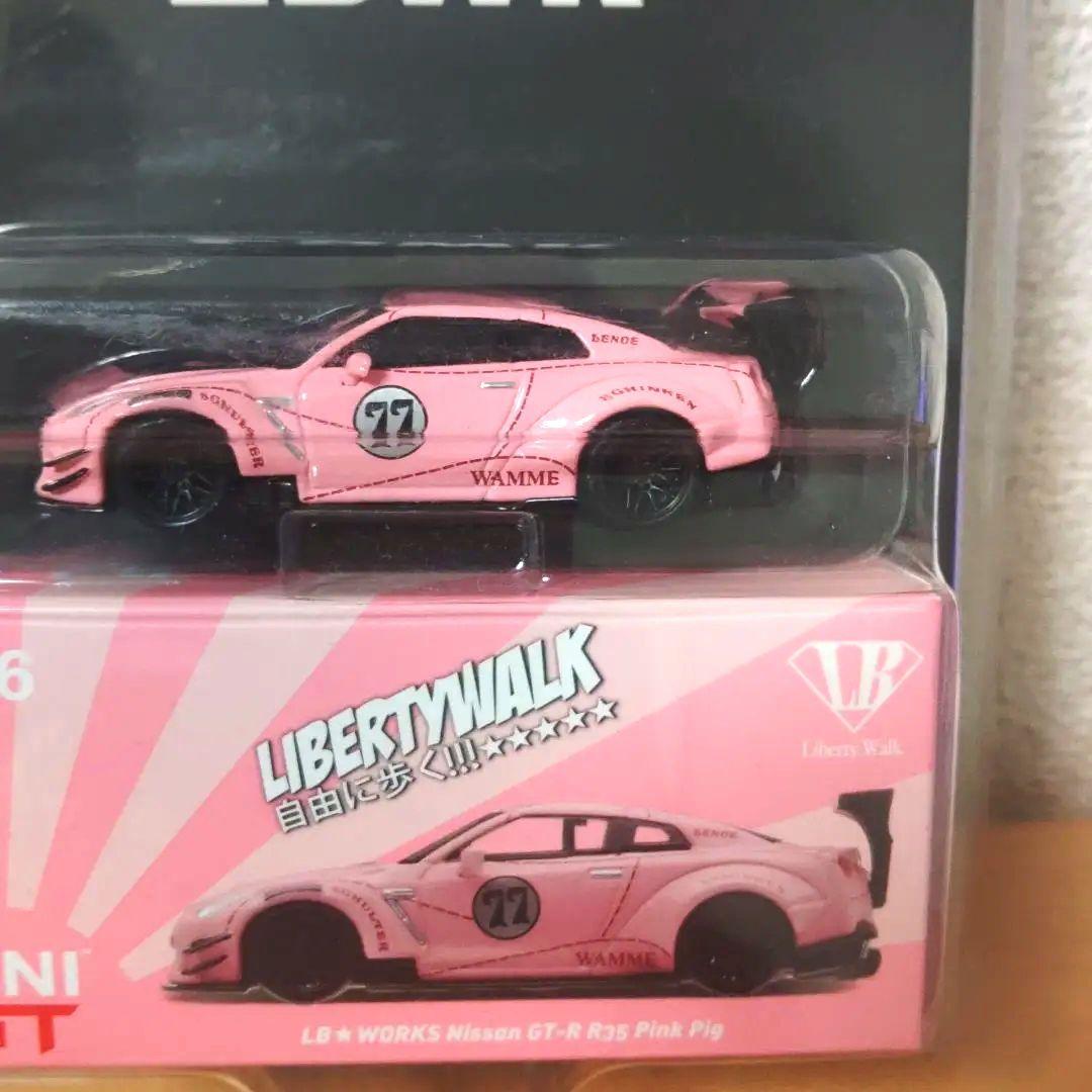 ミニカー MINIGT LB GT-R R35 Pink Pig