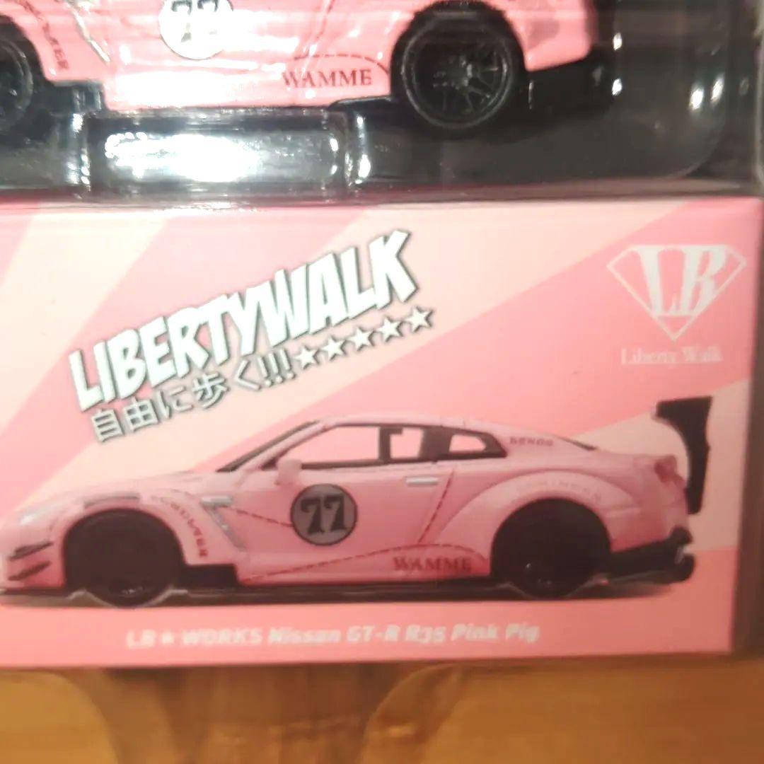 ミニカー MINIGT LB GT-R R35 Pink Pig