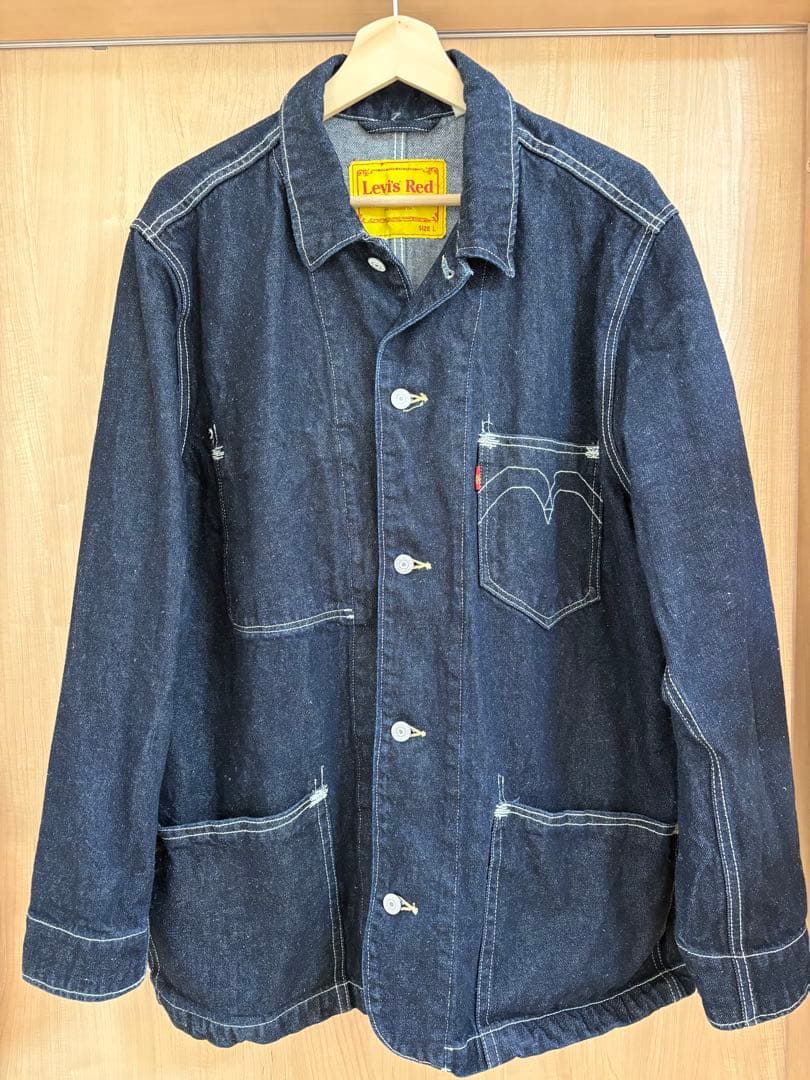 Levi's Red ダークデニムジャケット