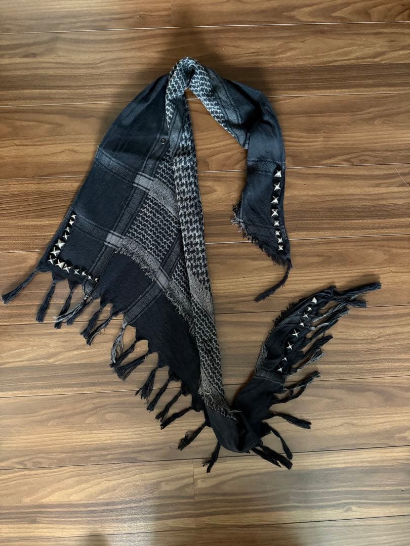 アンダーカバー　アフガンストール　０６ＳＳ　スタッズ