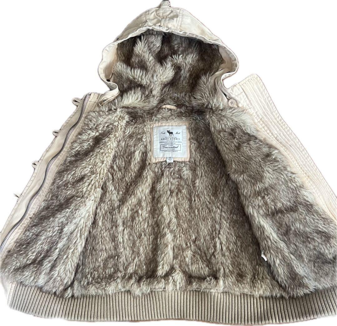 アバクロンビー＆フィッチ　ファー　ボア　フードジャケット