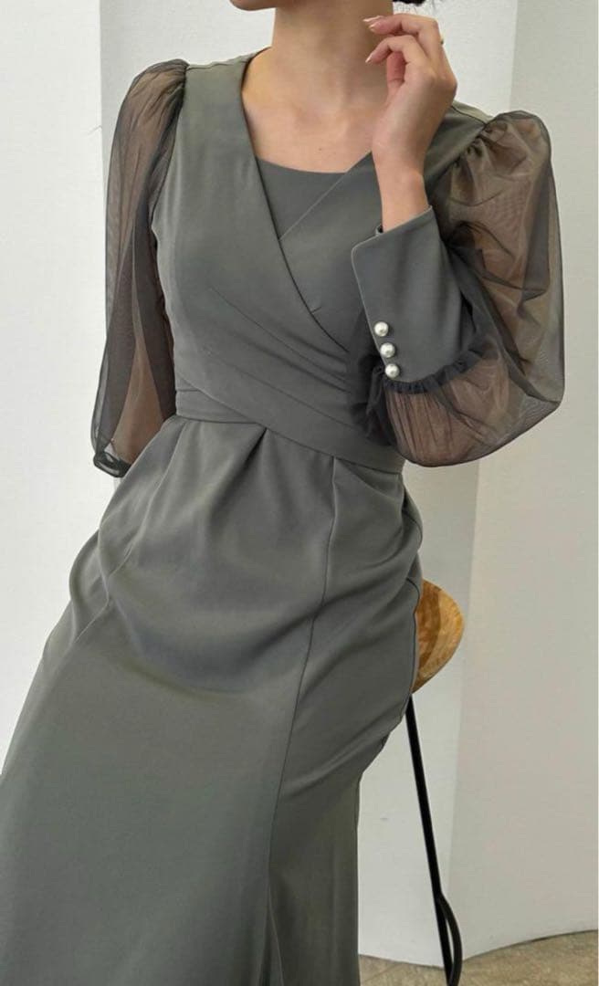 10★新品タグ付き★ドリードール　クロスデザインドレス2wayドレスパール