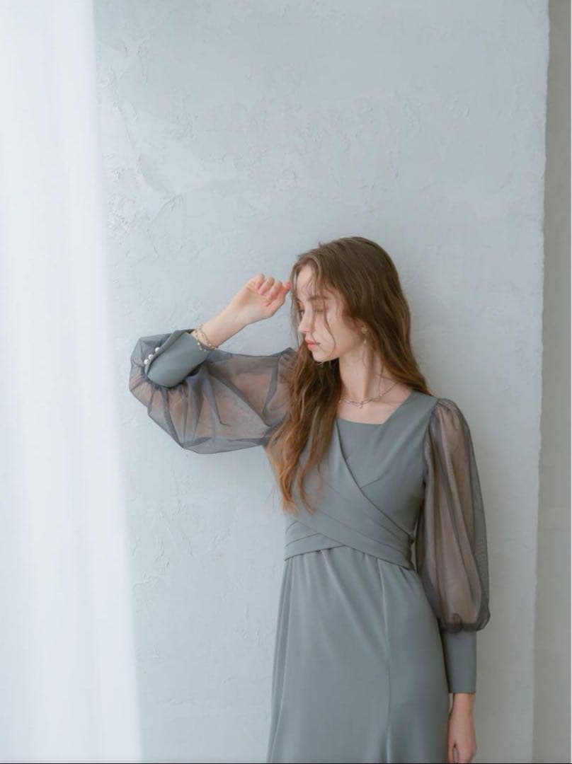 10★新品タグ付き★ドリードール　クロスデザインドレス2wayドレスパール