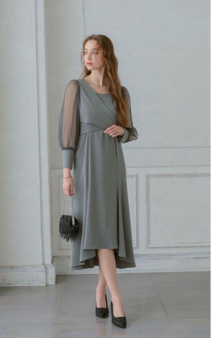 10★新品タグ付き★ドリードール　クロスデザインドレス2wayドレスパール