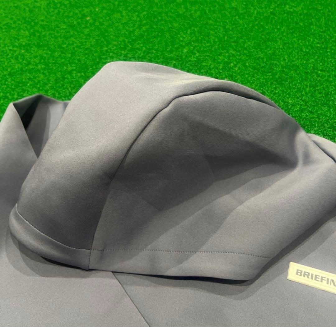 人気商品！BRIEFING ブリーフィング 3Dロゴパーカー グレー