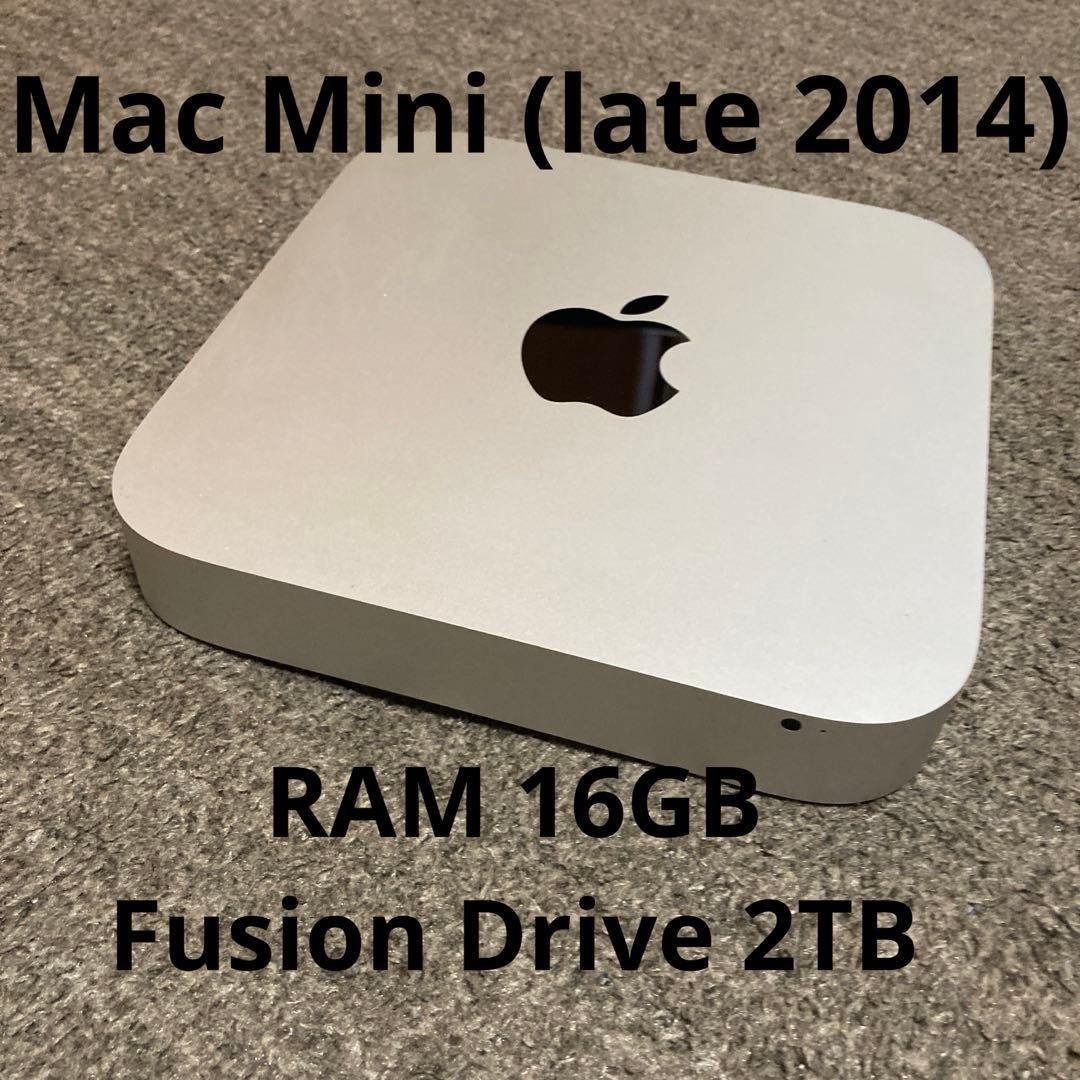 Mac Mini (Late 2014) zメモリ16GB ストレージ2TB