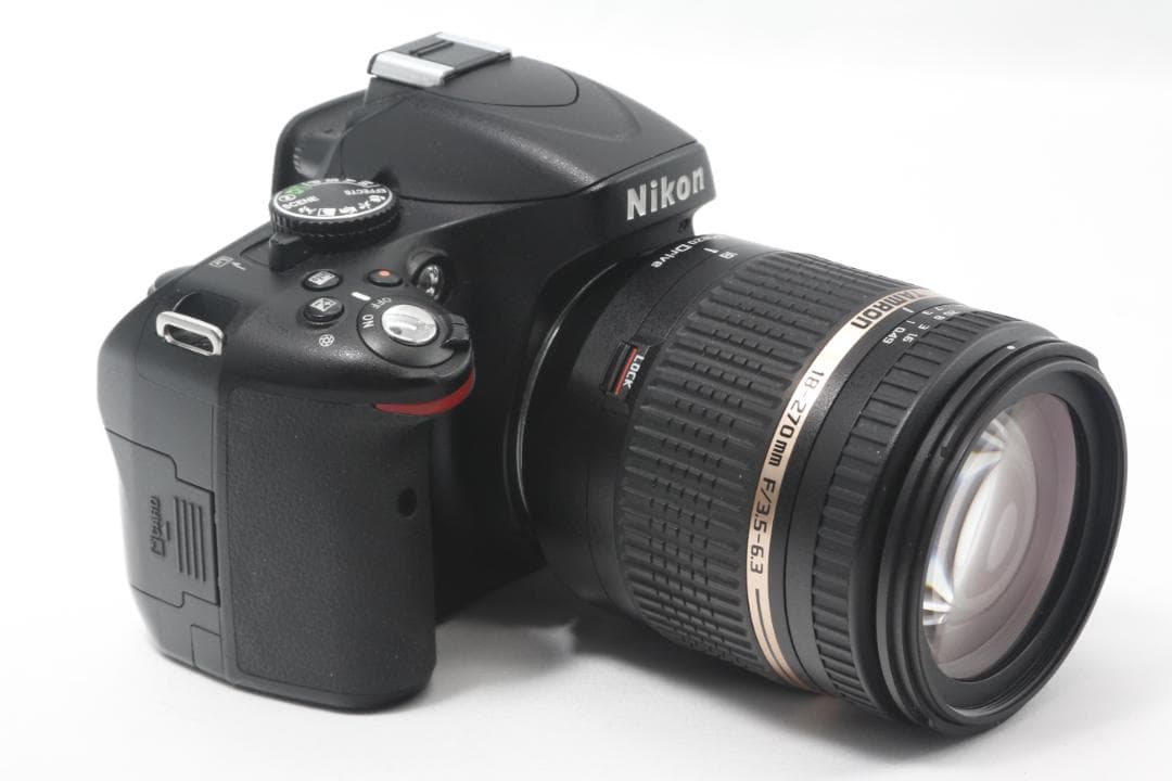 【美品：S数僅か7,351枚】ニコン D5100 ＋ タムロン 高倍率レンズ