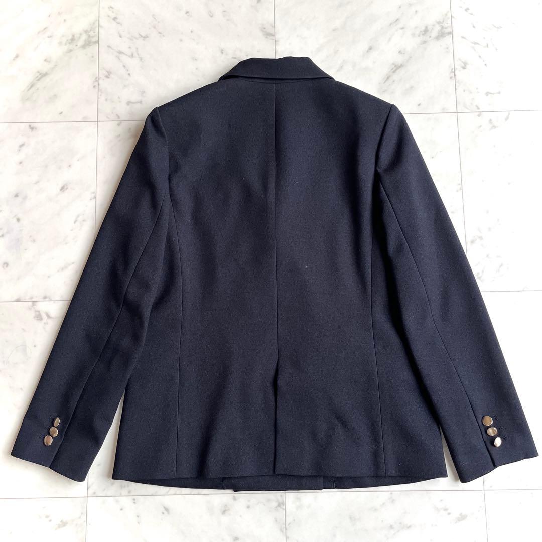 美品 ノーリーズソフィー テーラードジャケット 紺ブレ 金ボタン ネイビー 38