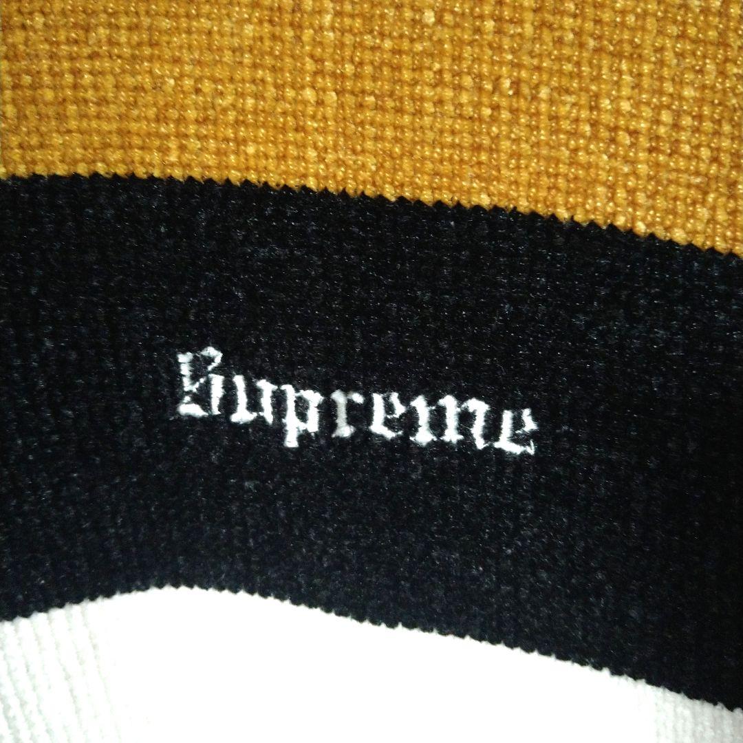 【美品】Supreme シュプリーム 18FW シェニールセーター Lサイズ