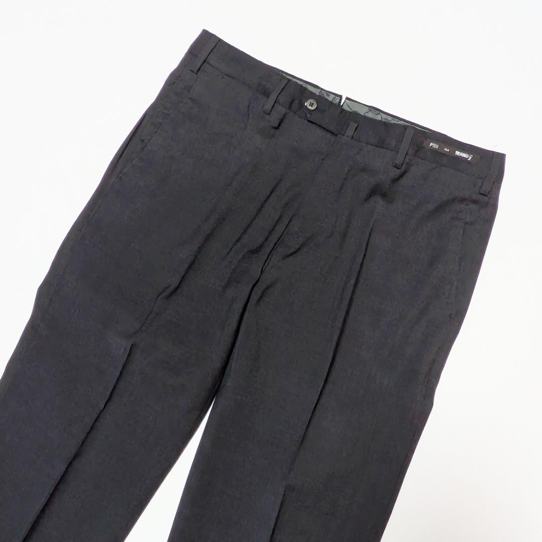 PT01×BEAMSF TRAVELLER スラックス チャコールグレー 48