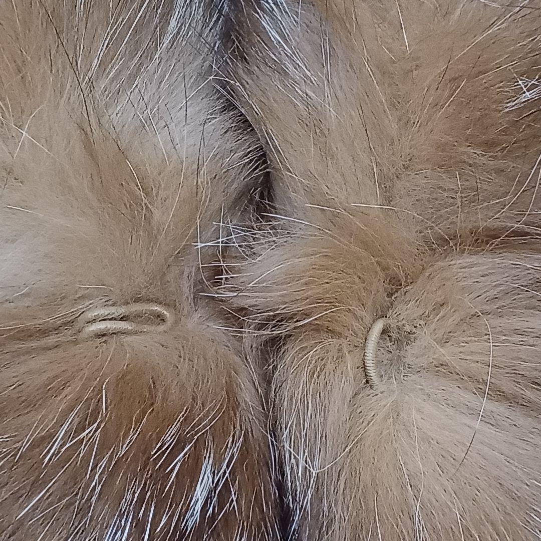 SAGA FOX サガフォックス ファーコート 毛皮 肉厚 13号 ブラウン系