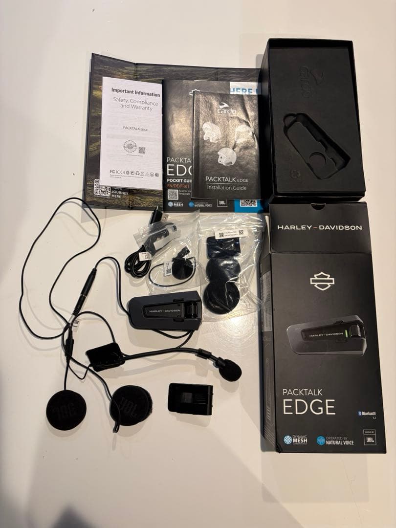 ハーレーダビッドソン 純正 Packtalk Edge インカム