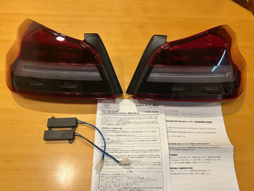 CORAZON SUBARU WRX テールランプ TYPE-R RED