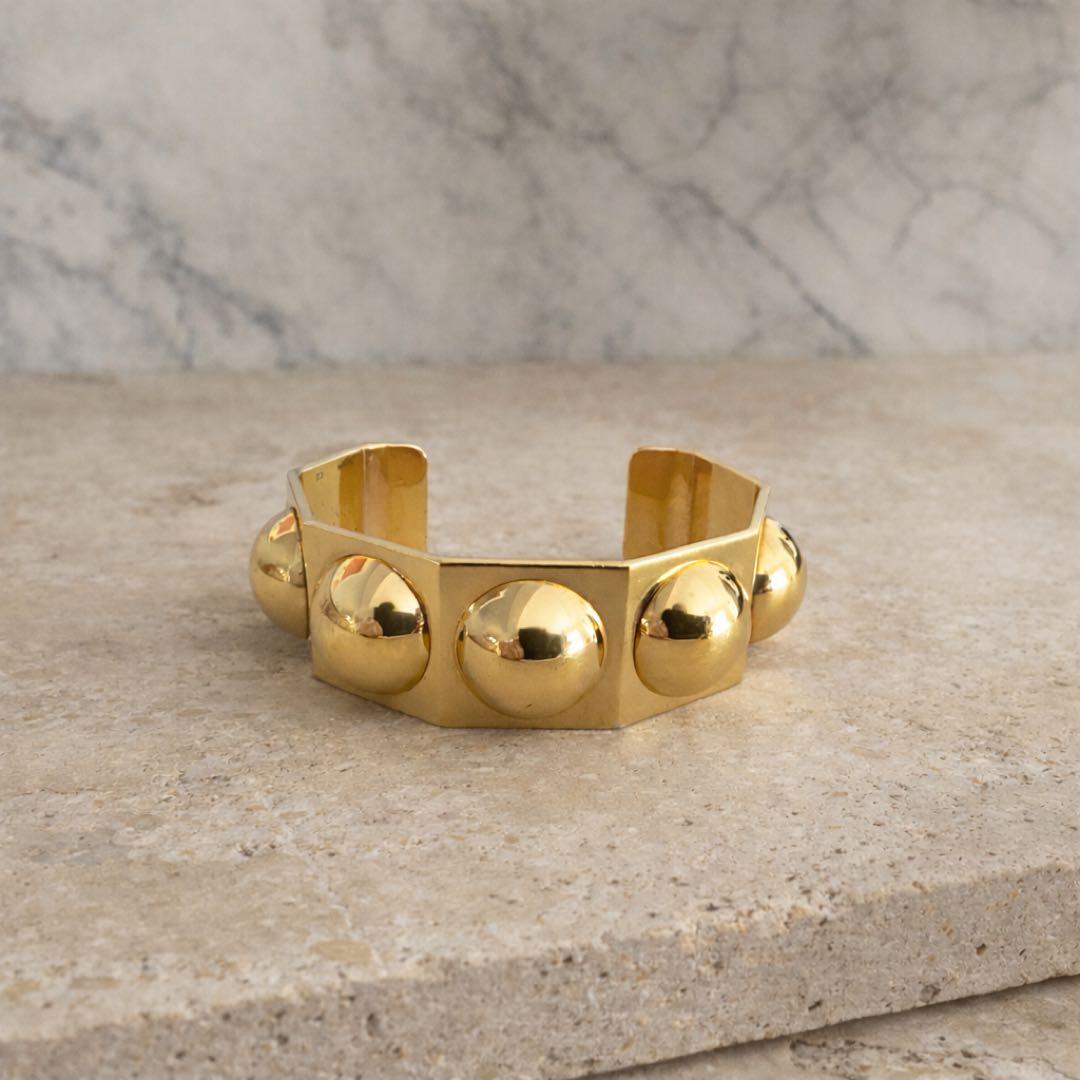 CELINE ゴールド バングル スタッズ 傷あり 正規品